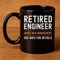 Funny Retirement Engineer Novelty Gift Retired Engineer 11oz C Handle Ceramic Mug thumb 4