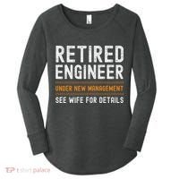 Funny Retirement Engineer Novelty Gift Retired Engineer Women's Perfect Tri Tunic Long Sleeve Shirt thumb 0