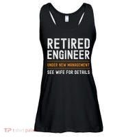 Funny Retirement Engineer Novelty Gift Retired Engineer Ladies Essential Flowy Tank thumb 0