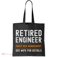 Funny Retirement Engineer Novelty Gift Retired Engineer Tote Bag thumb 0