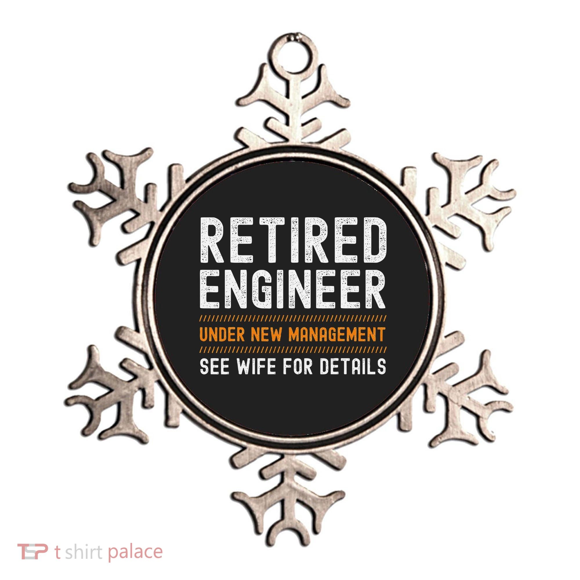Funny Retirement Engineer Novelty Gift Retired Engineer Ornament