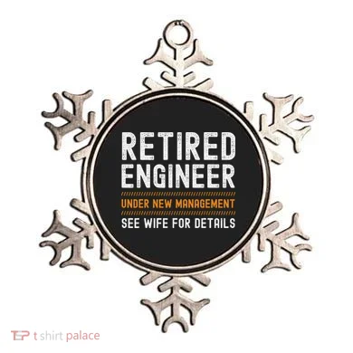 Funny Retirement Engineer Novelty Gift Retired Engineer Ornament