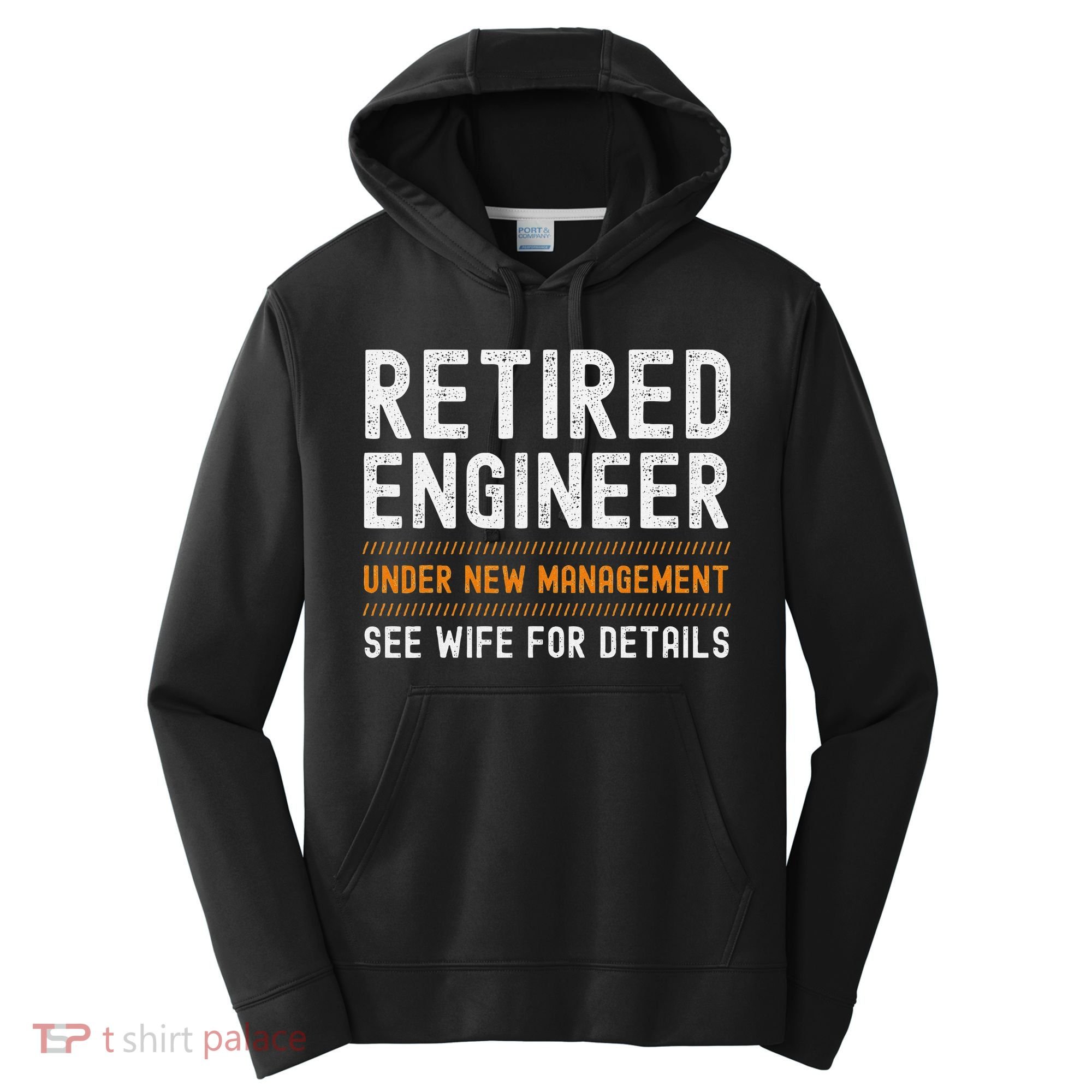 Funny Retirement Engineer Novelty Gift Retired Engineer Performance Fleece Hoodie