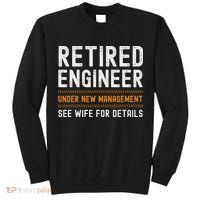 Funny Retirement Engineer Novelty Gift Retired Engineer Tall Sweatshirt thumb 0