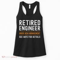 Funny Retirement Engineer Novelty Gift Retired Engineer Women's Tank Top thumb 0