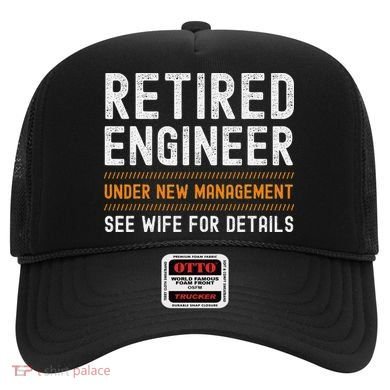 Funny Retirement Engineer Novelty Gift Retired Engineer Hat
