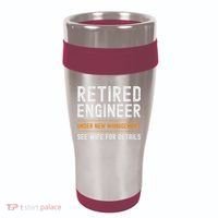 Funny Retirement Engineer Novelty Gift Retired Engineer 16oz Travel Tumbler thumb 0