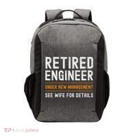 Funny Retirement Engineer Novelty Gift Retired Engineer Vector Backpack thumb 0