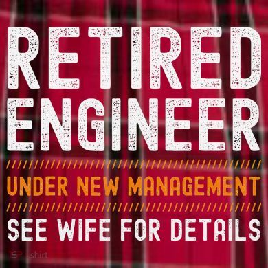 Funny Retirement Engineer Novelty Gift Retired Engineer Women's Flannel Plaid Pajama Pants