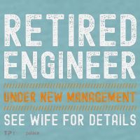 Funny Retirement Engineer Novelty Gift Retired Engineer Sueded Cloud Jersey T-Shirt thumb 2