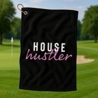Funny Real Estate Or Realtor Gift For Women Or Her Golf Towel thumb 1