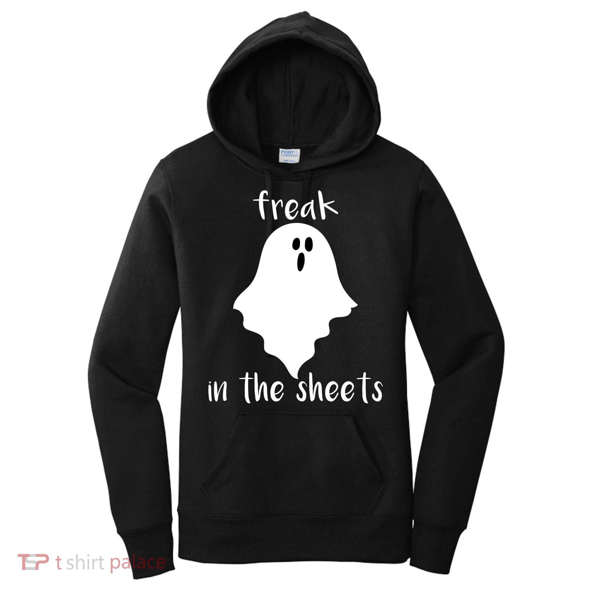 Freak in the Sheets Funny Halloween Women's Hoodie
