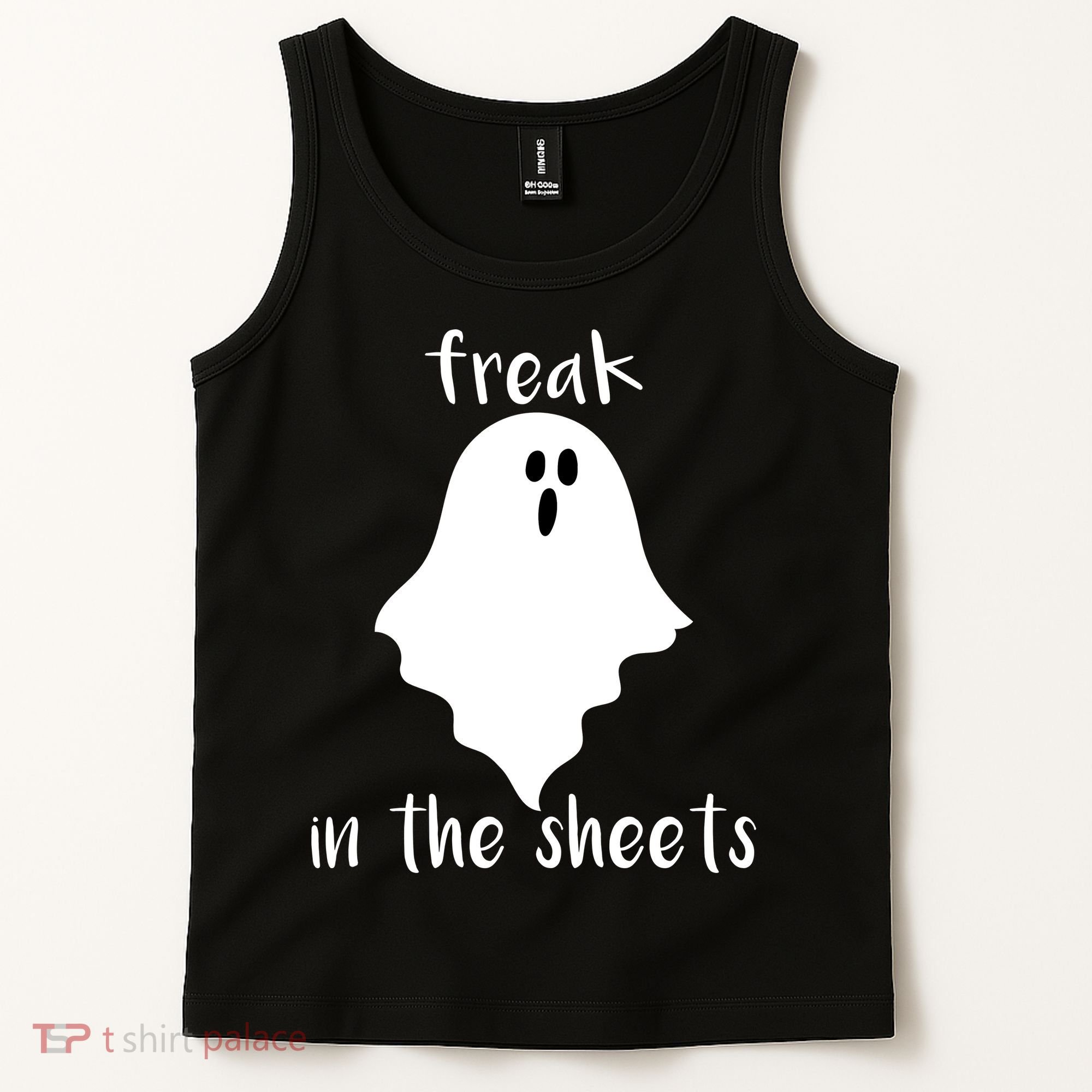 Freak in the Sheets Funny Halloween Tank Top