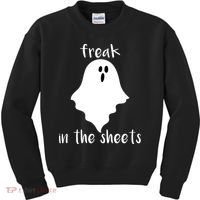 Freak in the Sheets Funny Halloween Kids Sweatshirt thumb 0
