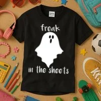 Freak in the Sheets Funny Halloween Kids T-Shirt thumb 3