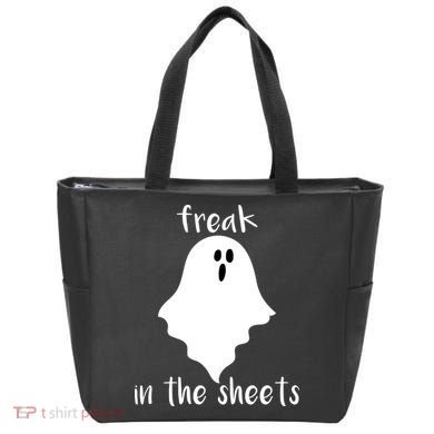 Freak in the Sheets Funny Halloween Tote Bag