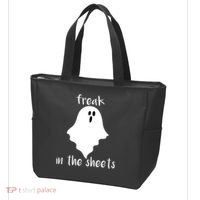 Freak in the Sheets Funny Halloween Tote Bag thumb 3