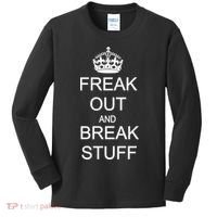 Freak Out And Break Stuff Kids Long Sleeve Shirt thumb 0