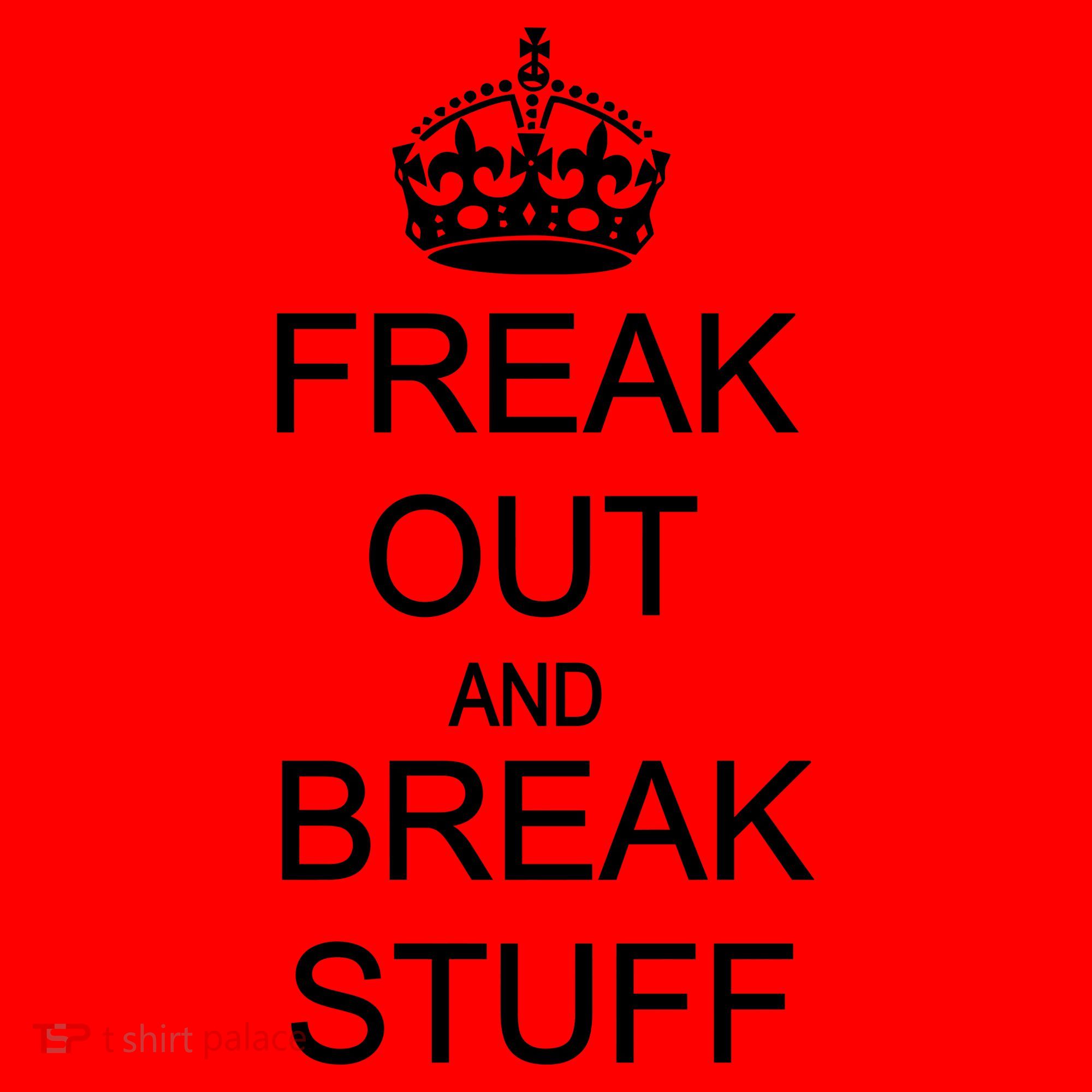 Freak Out And Break Stuff Santa Hat