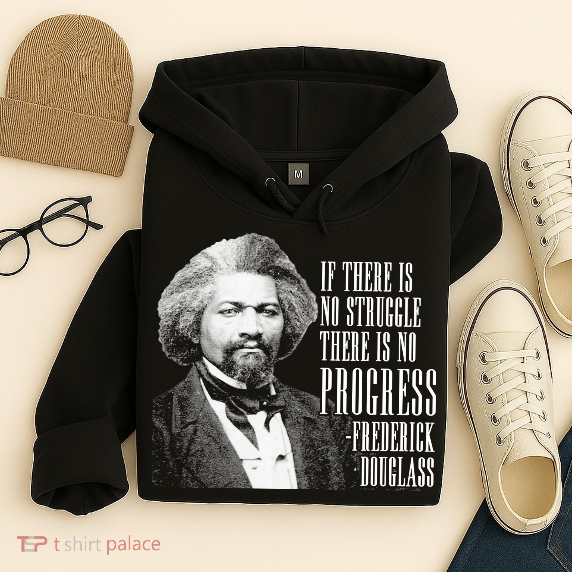 Frederick Douglass History Quote Hoodie