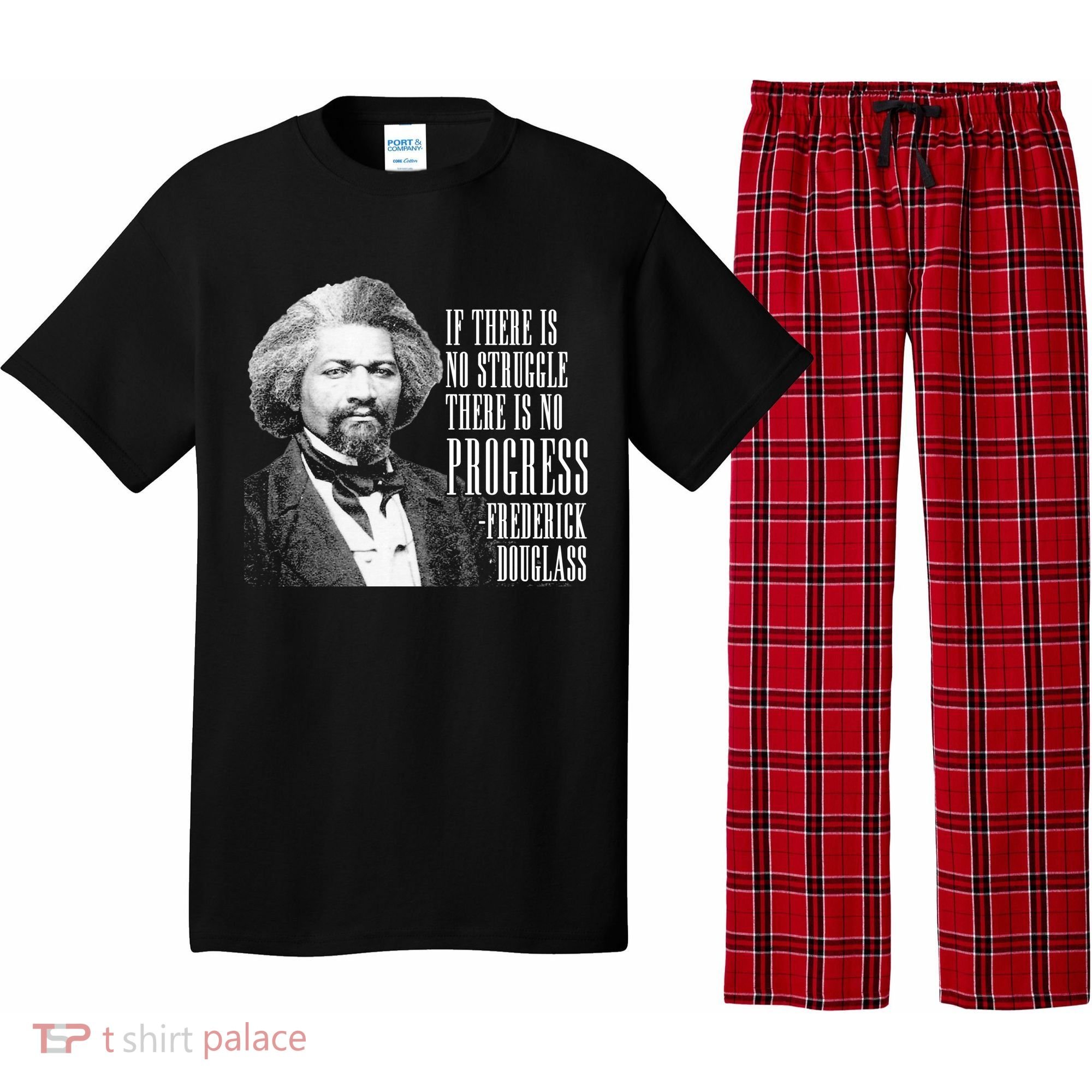 Frederick Douglass History Quote Pajama Set