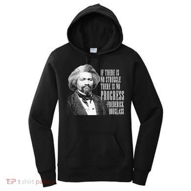Frederick Douglass History Quote Women's Hoodie