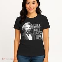 Frederick Douglass History Quote Women's T-Shirt thumb 4