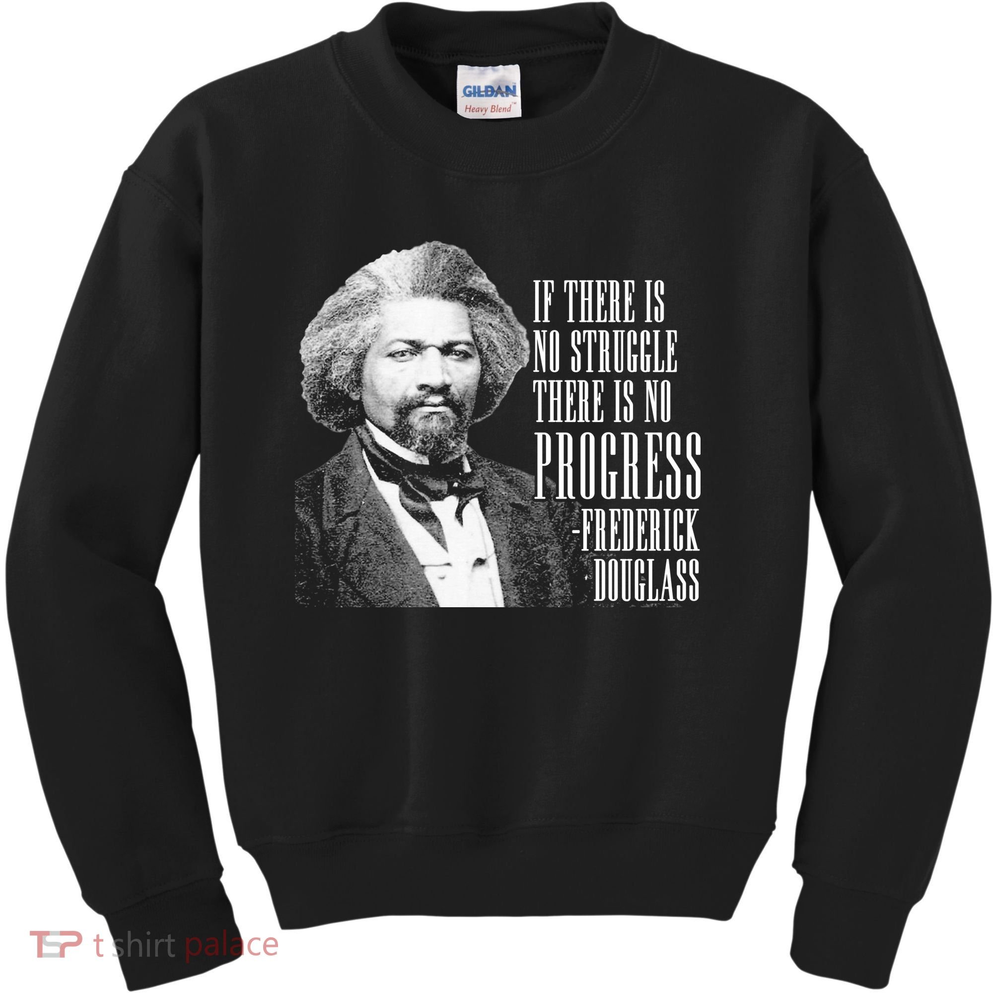 Frederick Douglass History Quote Kids Sweatshirt