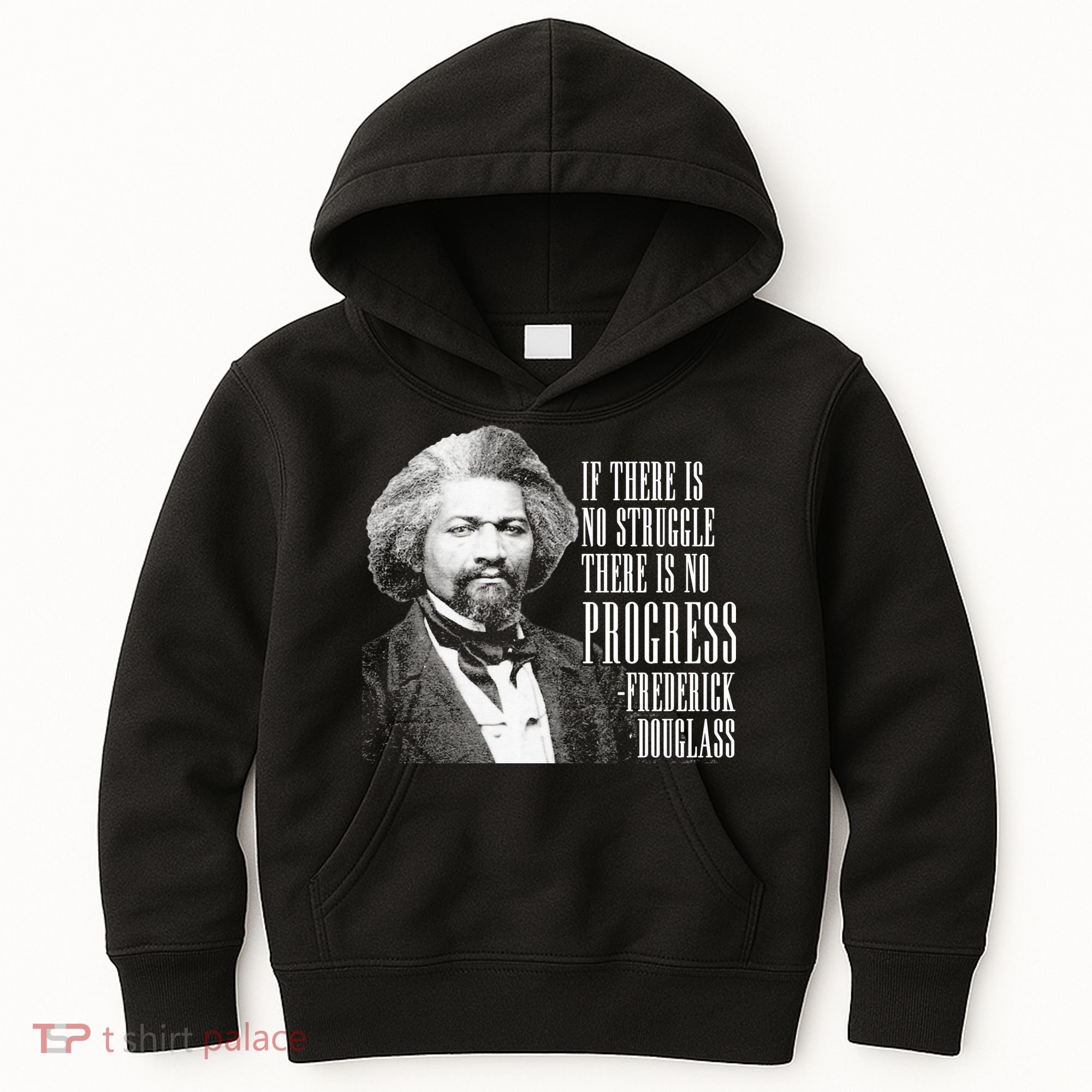 Frederick Douglass History Quote Kids Hoodie