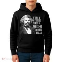 Frederick Douglass History Quote Kids Hoodie thumb 4