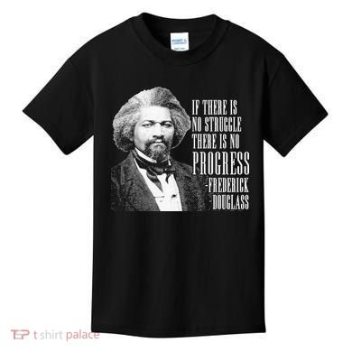 Frederick Douglass History Quote Kids T-Shirt