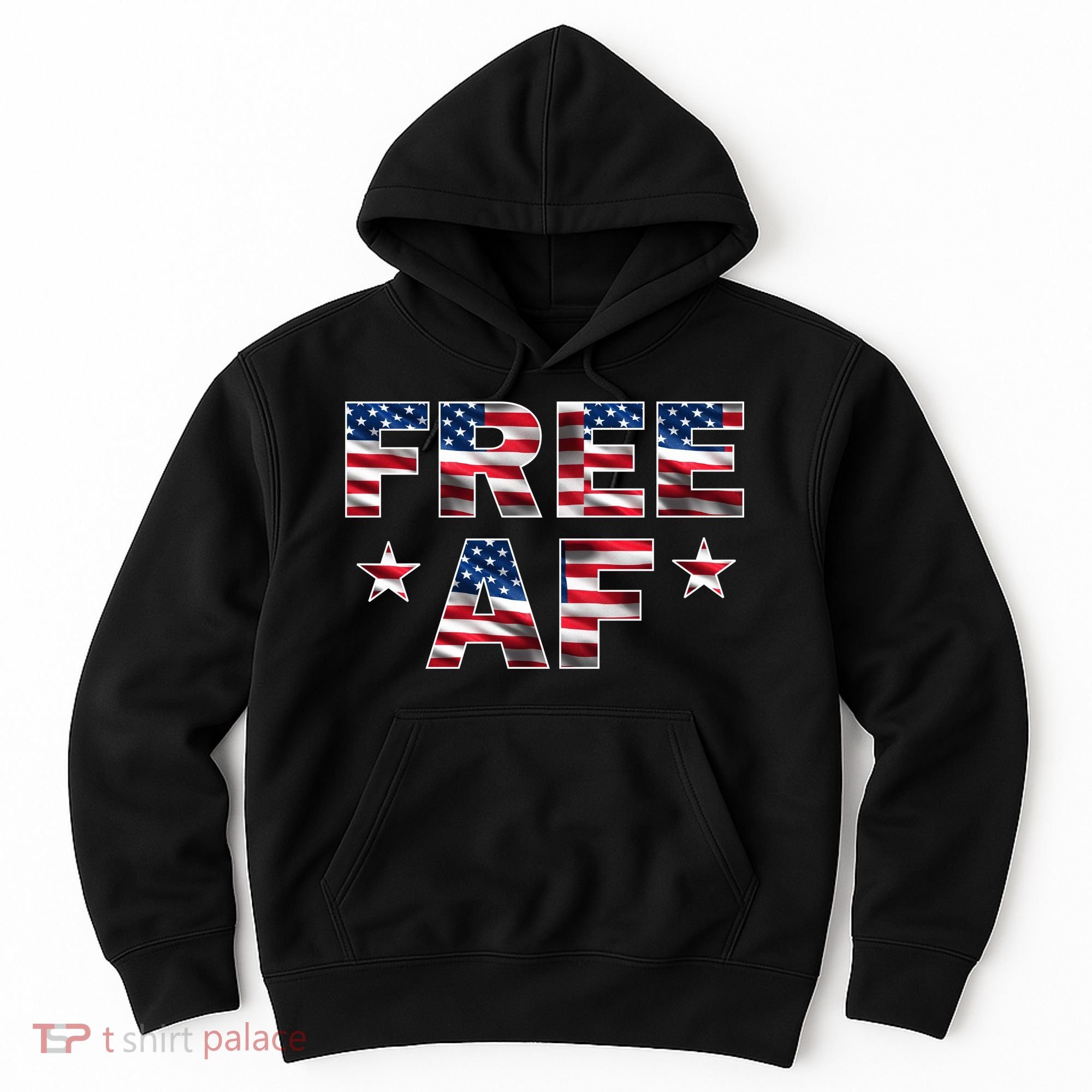 FREE AF American Pride USA Hoodie