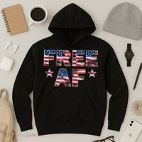 FREE AF American Pride USA Hoodie thumb 3