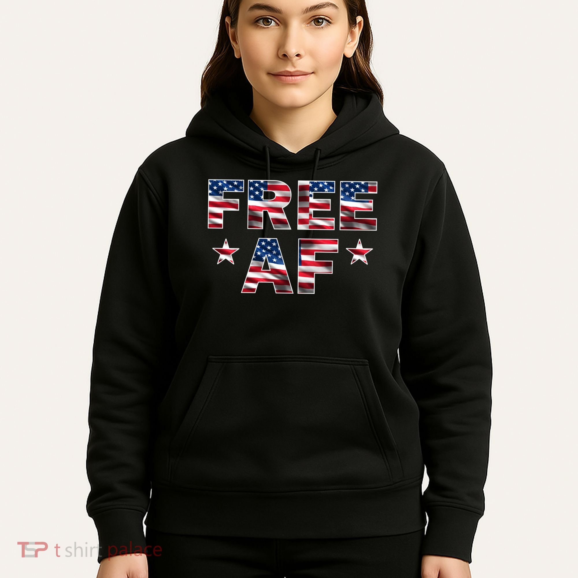 FREE AF American Pride USA Hoodie