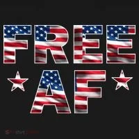 FREE AF American Pride USA Long Sleeve Shirt thumb 2