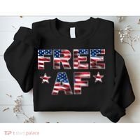 FREE AF American Pride USA Sweatshirt thumb 2