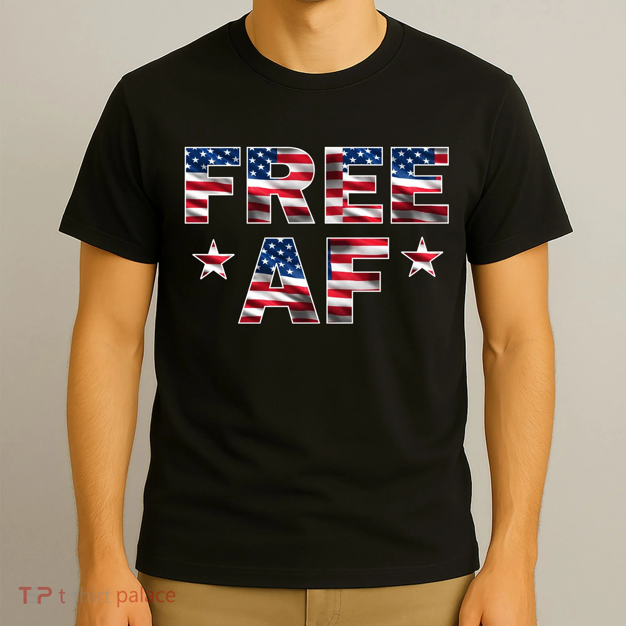 FREE AF American Pride USA T-Shirt