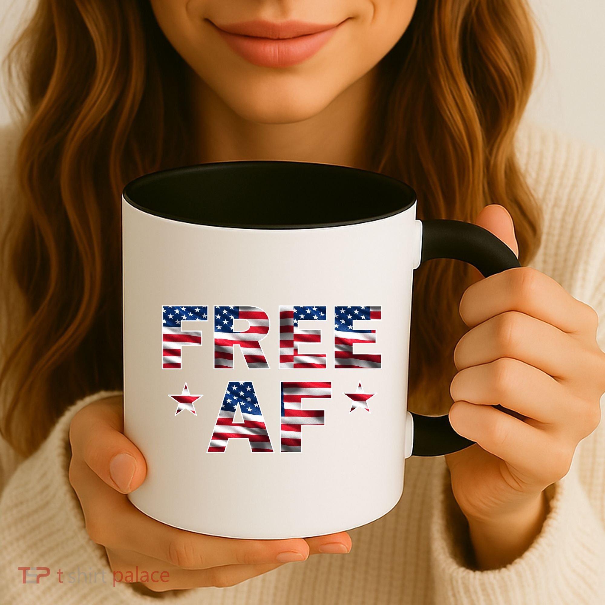 FREE AF American Pride USA Coffee Mug