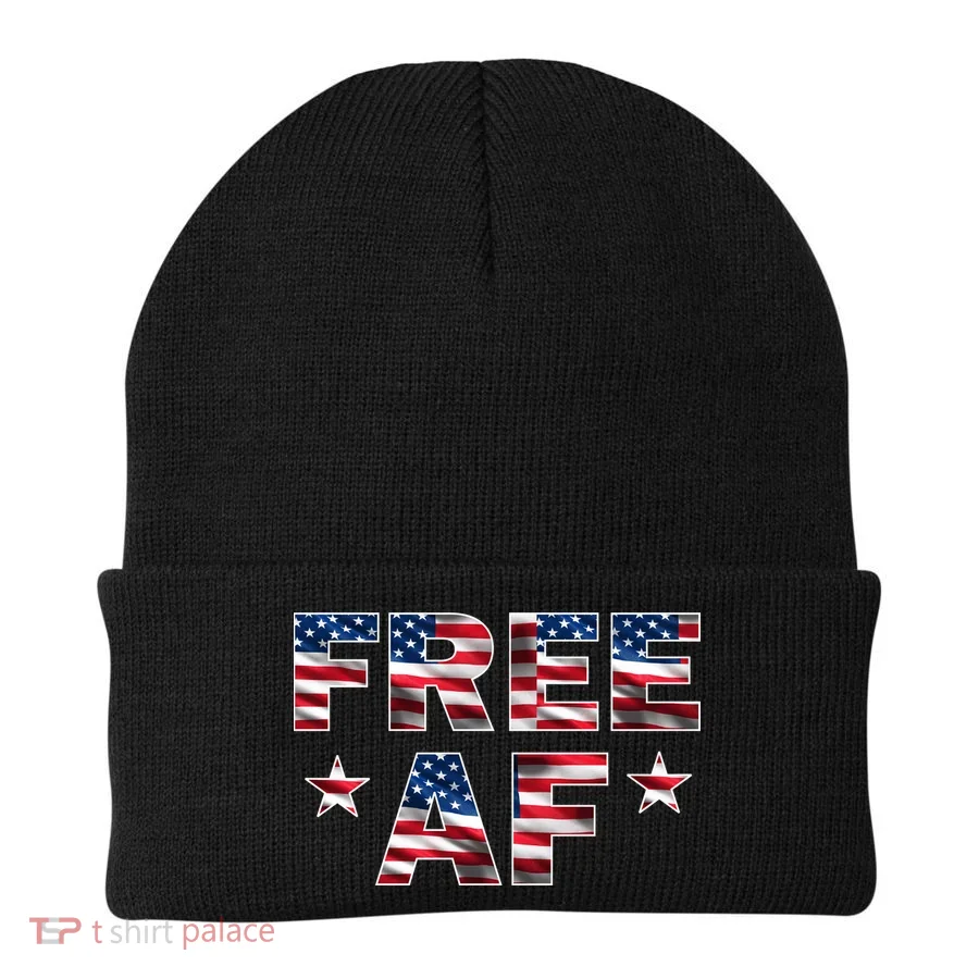 FREE AF American Pride USA Beanie