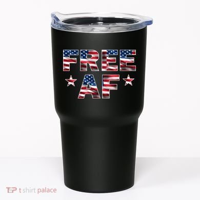 FREE AF American Pride USA Tumbler