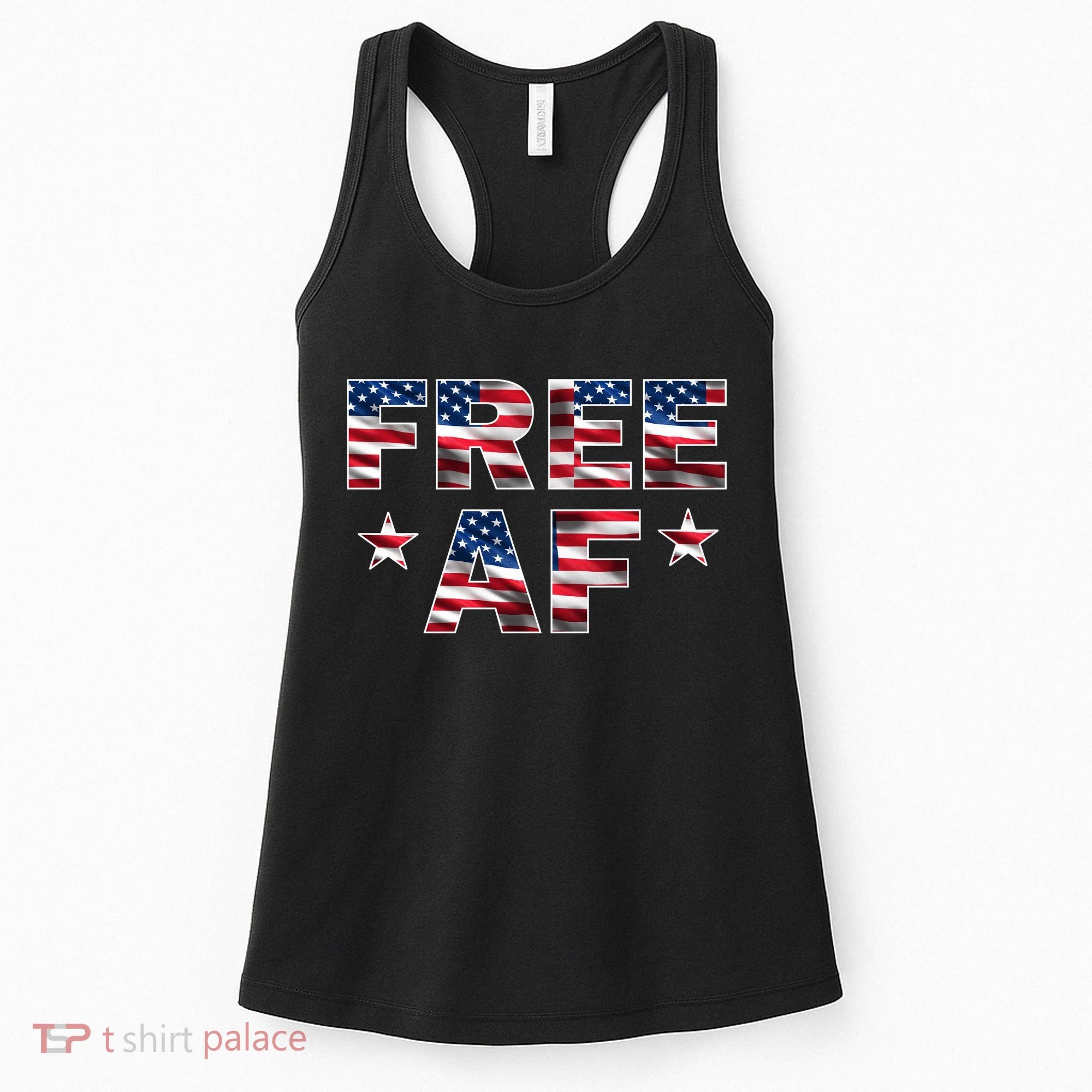 FREE AF American Pride USA Women's Tank Top