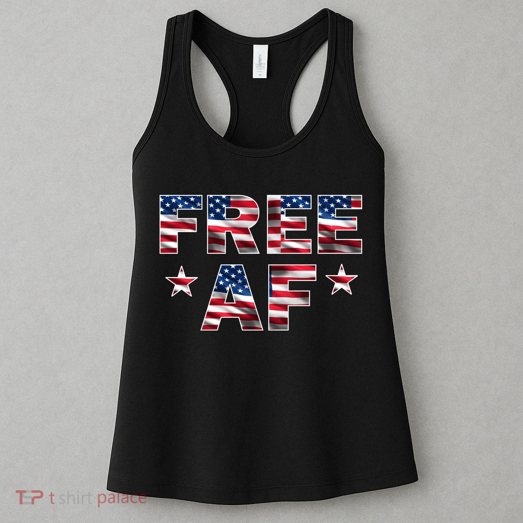 FREE AF American Pride USA Women's Tank Top