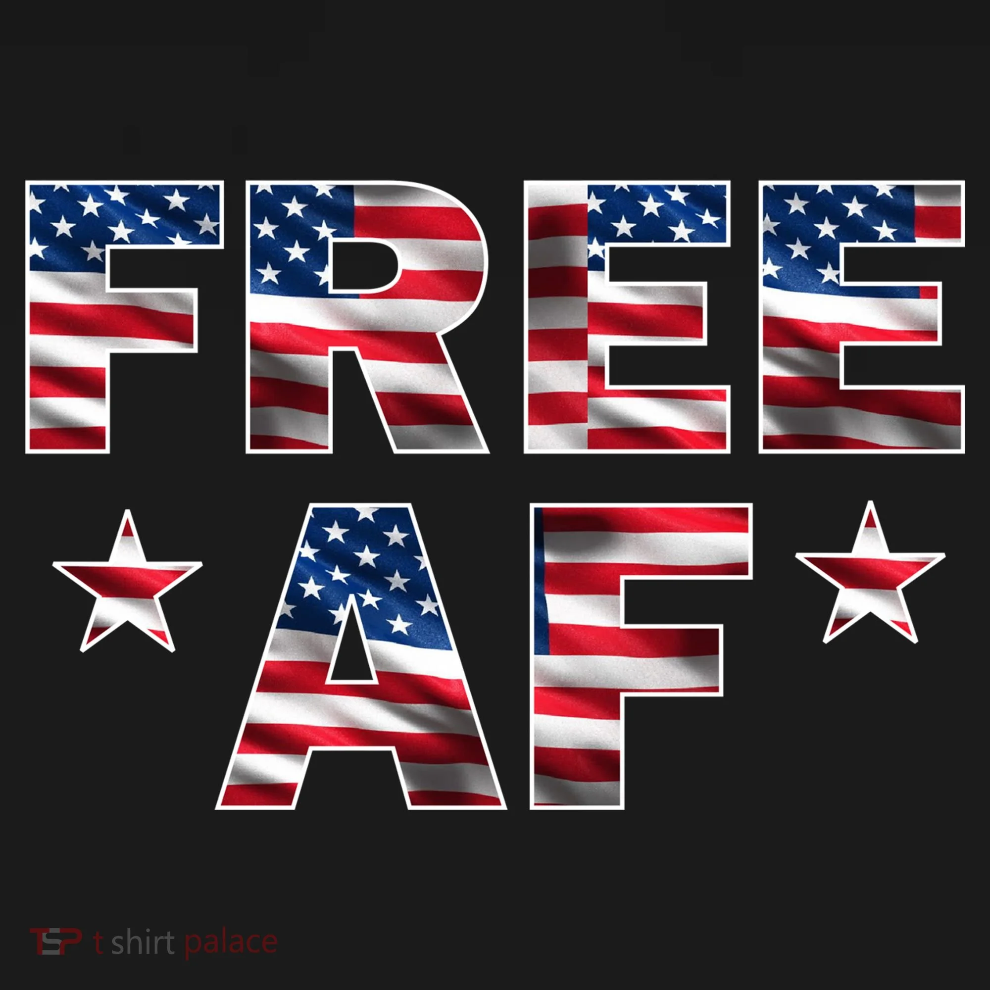 FREE AF American Pride USA Baby Bodysuit