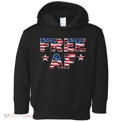 FREE AF American Pride USA Toddler Hoodie
