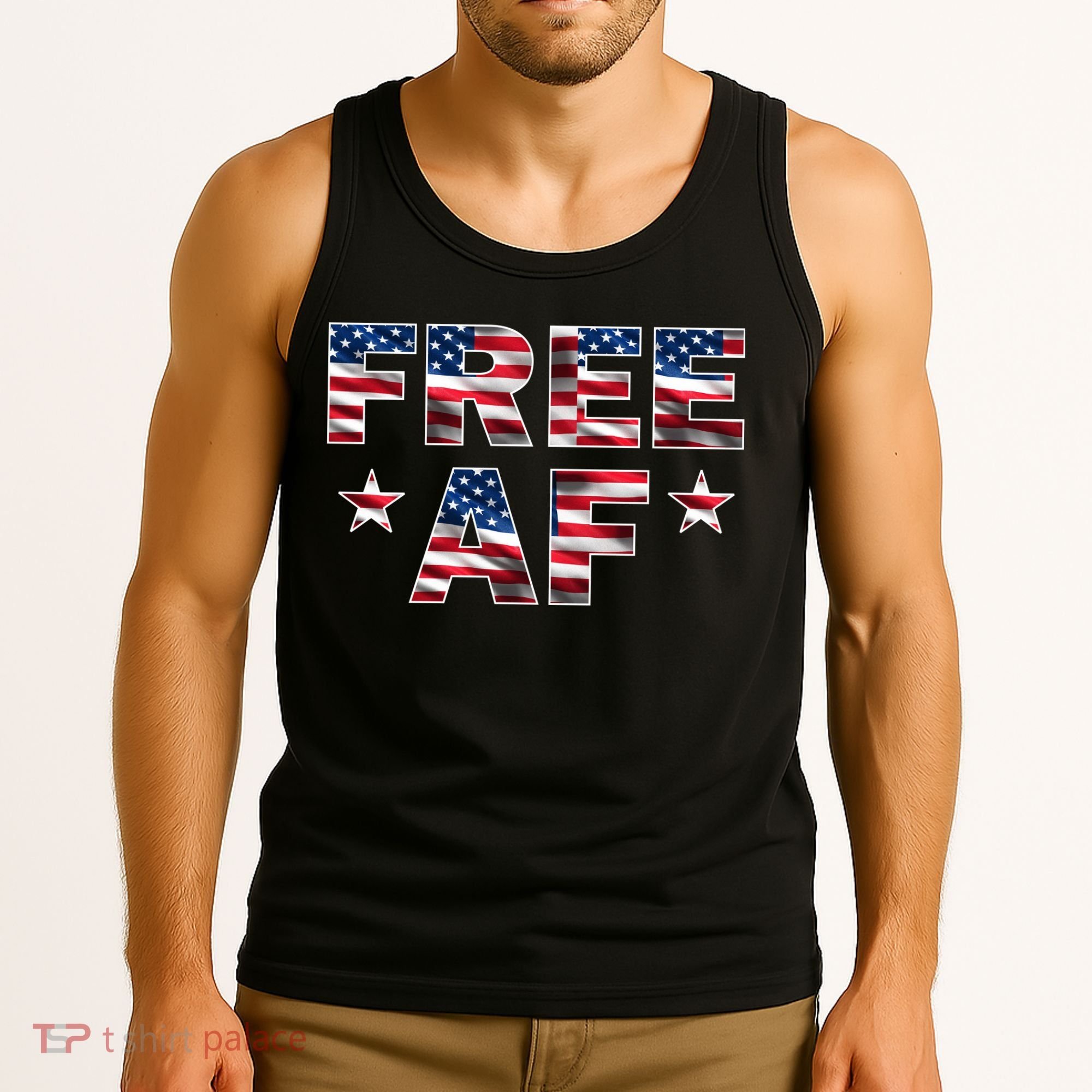 FREE AF American Pride USA Tank Top