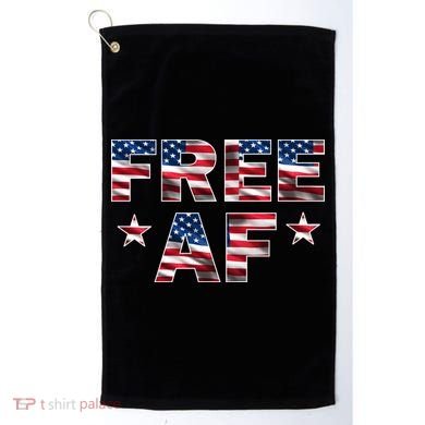 FREE AF American Pride USA Golf Towel