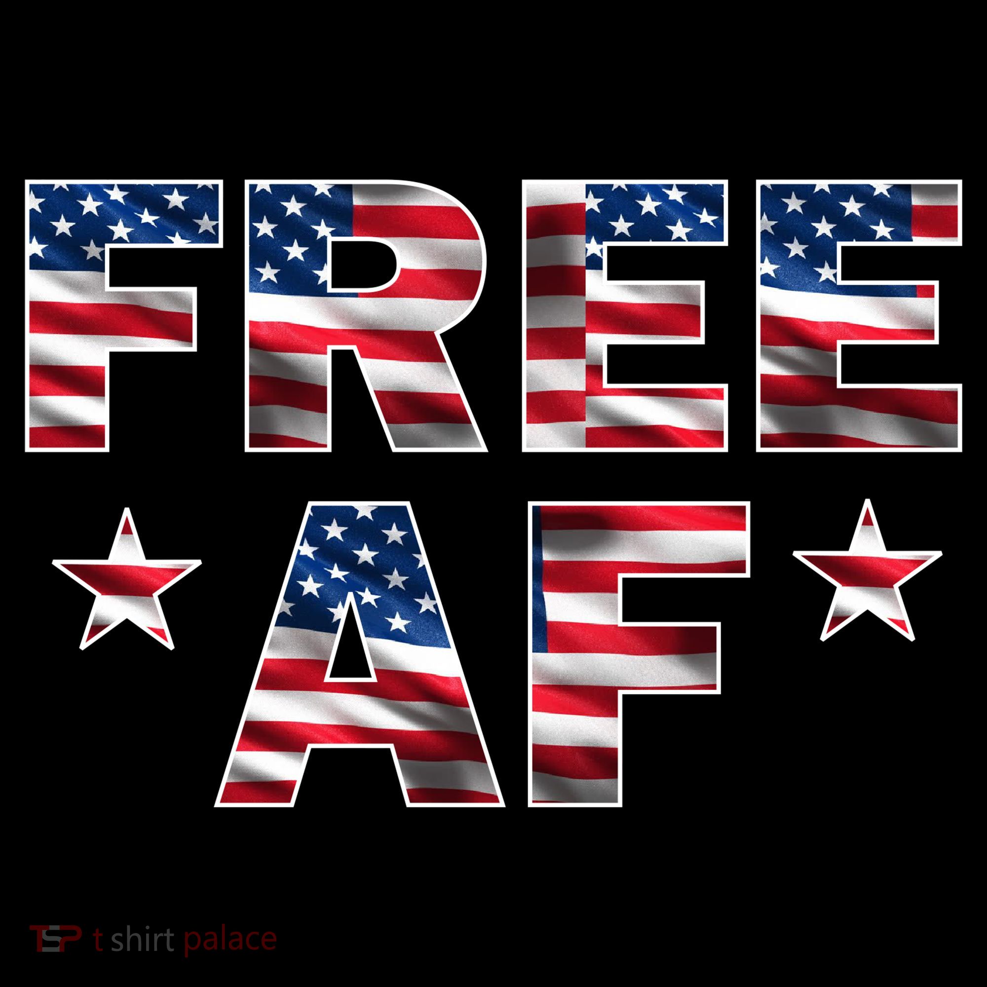 FREE AF American Pride USA Visor