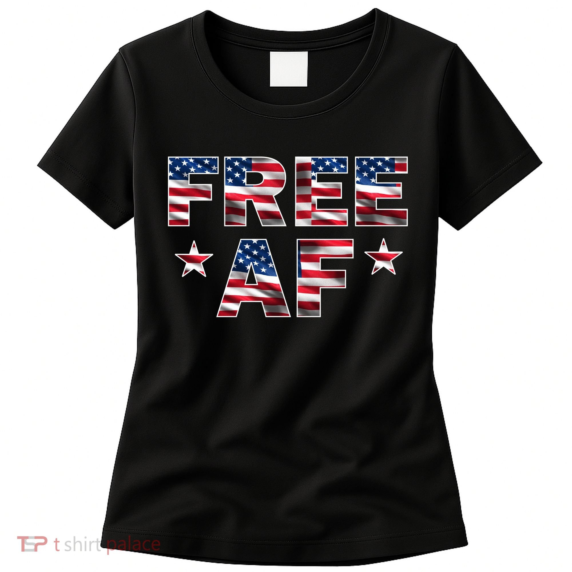 FREE AF American Pride USA Women's T-Shirt