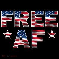 FREE AF American Pride USA Women's T-Shirt thumb 6