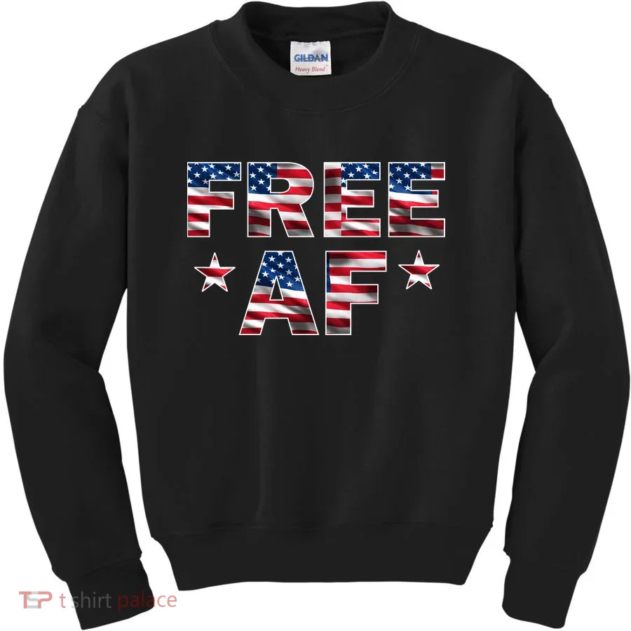 FREE AF American Pride USA Kids Sweatshirt